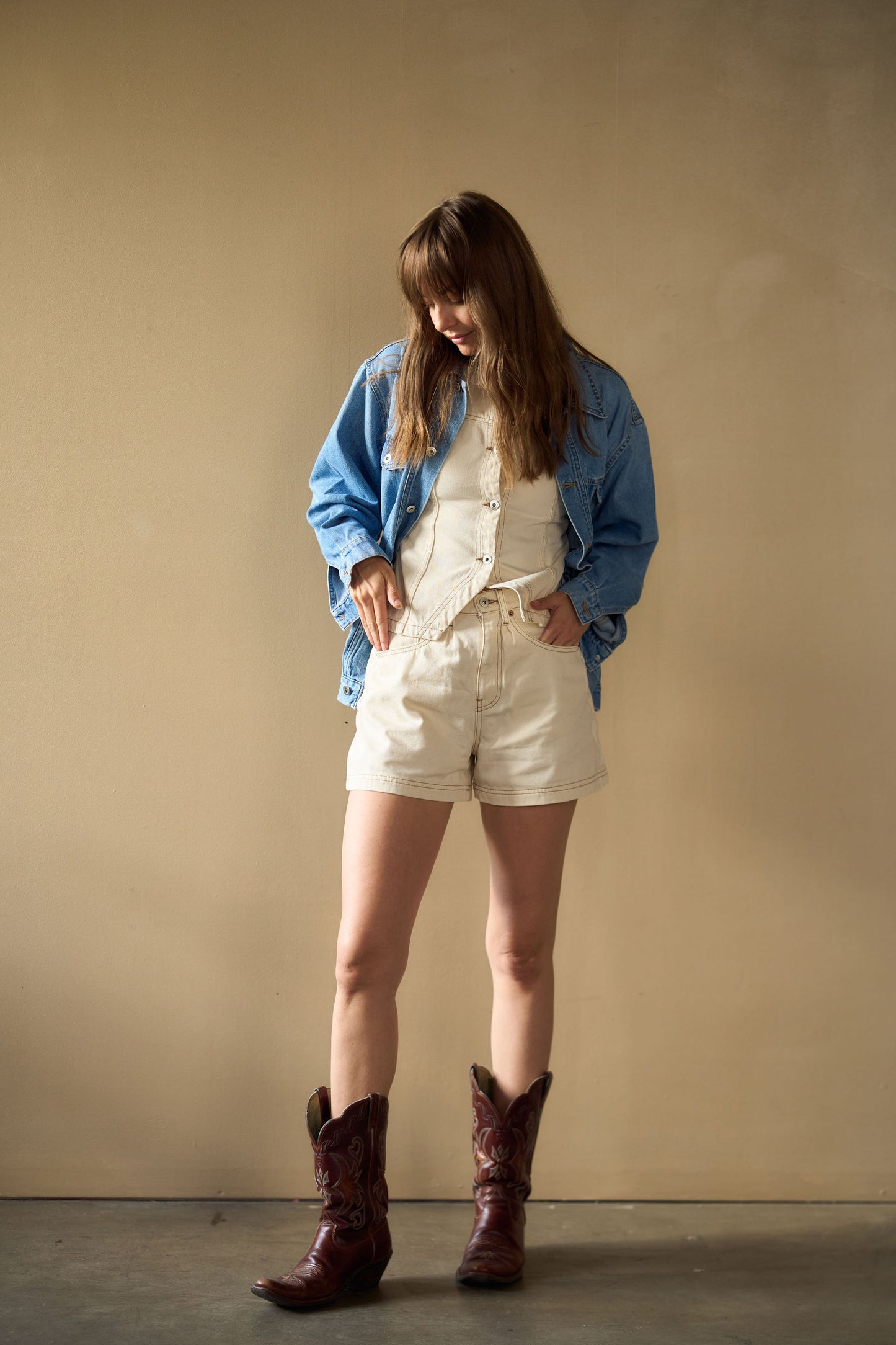 Retha Lee Shorts in Choca Wash