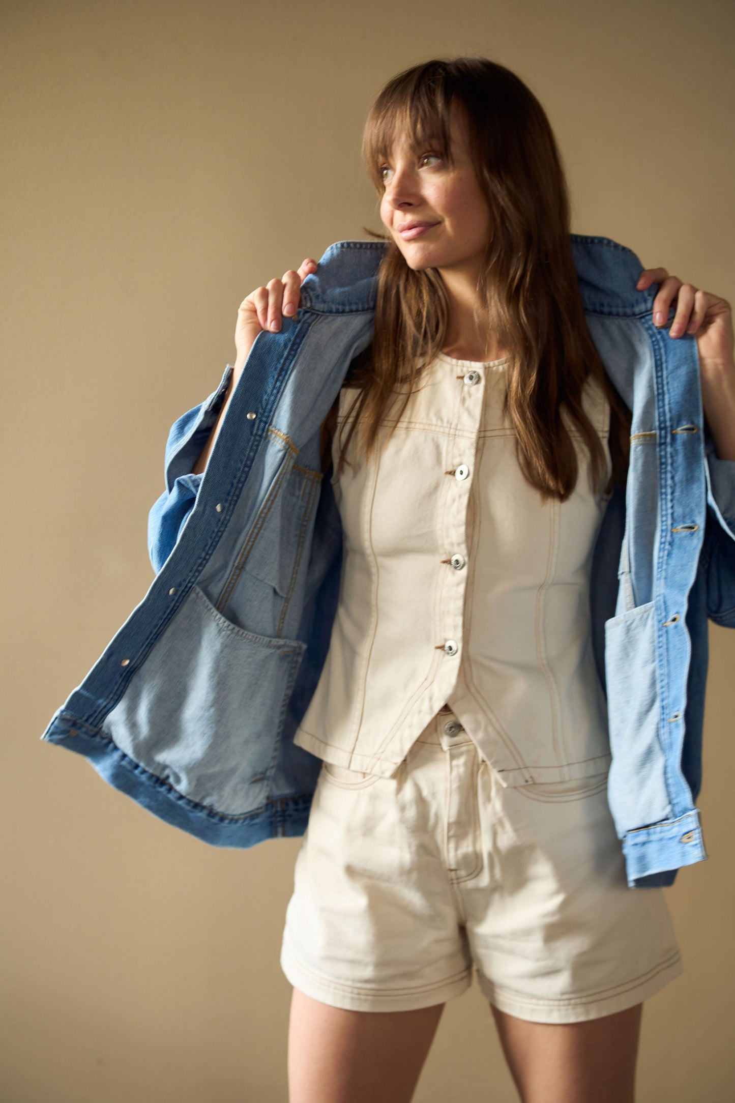Retha Lee Shorts in Choca Wash